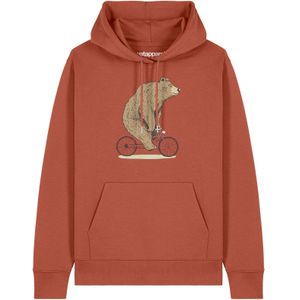Watapparel Sweatshirt 'Fahrradbär'  lichtbruin / gemengde kleuren