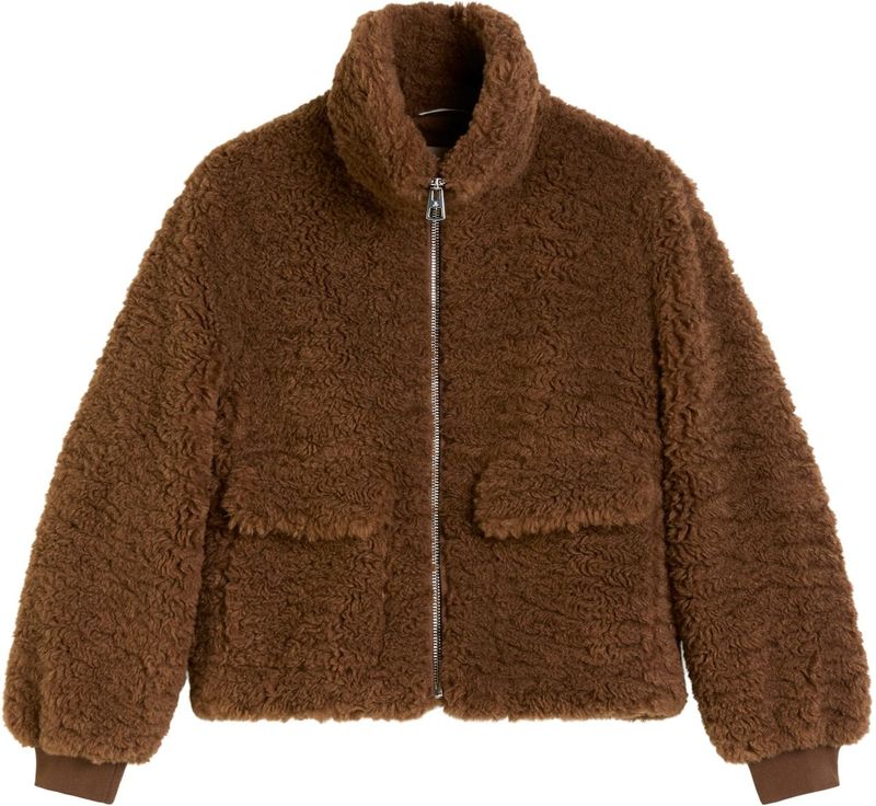 Marc O'Polo - Boxy Fit Jack - Teddy - Dames - Met Klepzakken