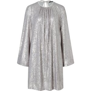 Ana Alcazar Cocktailjurk ' Tadyra '  zilver