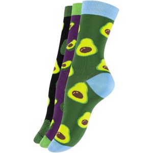 Vincent Creation Sokken  bruin / groen / lila / zwart