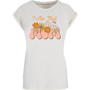 F4NT4STIC Shirt  sand / oranje / wit