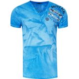 Rusty Neal - T-shirt - V-hals - Bedrukt - Heren