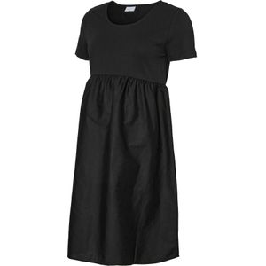 MAMALICIOUS - MLCaro - Jurk - Zwart - Katoen - Kort/mini
