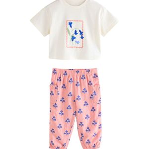 Next Set  kobaltblauw / pink / wit