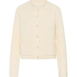 Part Two Gebreid vest 'ElmiePW'  wolwit