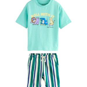 Next Set  cyaan blauw / groen / gemengde kleuren / wit