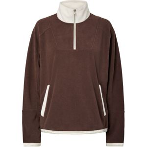 Pcdebz - Fleecejack - Polyester - Hoge Kraag - Lange Mouwen - Rits