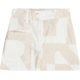 DKNY - D62264 - Rok - Katoenlinnen - Goudkleurige All-over Print