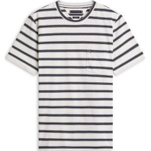 TOMMY HILFIGER Shirt 'ESS'  navy / wit