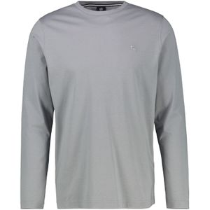 Lerros - LERROS Basic-Longsleeve - Platinum Grey - Lang Sweatshirt