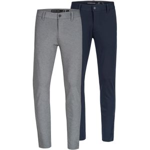 INDICODE JEANS Chino 'Belford'  nachtblauw / grijs