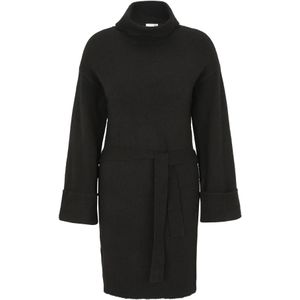 Vila Petite Gebreide jurk 'VIROLFIE'  zwart