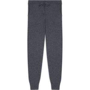 JUST CASHMERE Broek  grijs gemêleerd