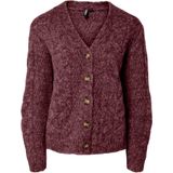 Pcnina - Gebreid Vest - V-hals - Lange Mouwen - Regular Fit