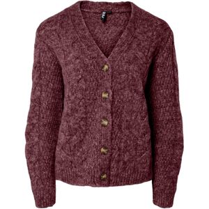 Pcnina - Gebreid Vest - V-hals - Lange Mouwen - Regular Fit