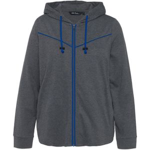 Ulla Popken Sweatvest  grijs / donkergrijs