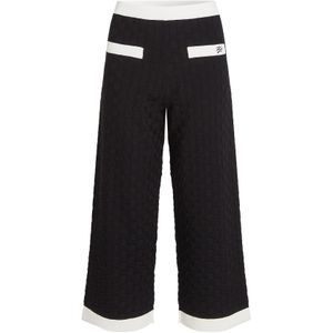 Karl Lagerfeld Broek  zwart / wit