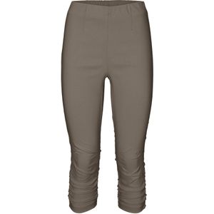 Capri - Olijf - Viscose/Polyamide - 3/4-lengte zonder zakken