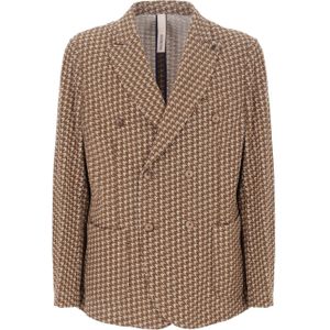 Distretto12 Colbert 'Dub'  beige / bruin