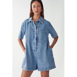 St MRLO Jumpsuit 'DENIM PLAYSUIT'  blauw denim