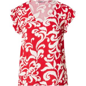 ZABAIONE Blouse 'Ma44yleen'  rood / wit
