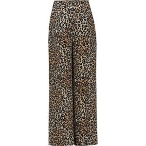 Broek - Dierenprint - Viscose - High Waist - Wide Leg