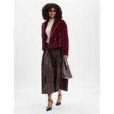 Jack van imitatiebont met reverskraag