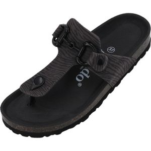 Palado Teenslipper 'Kos'  antraciet / zwart