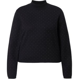 Studio Untold Trui  zwart / wit