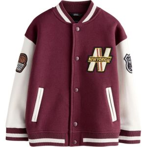 Next Tussenjas  geel / donkerrood / zwart / wit