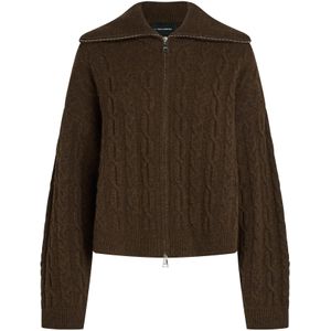 Karl Lagerfeld Gebreid vest  bruin