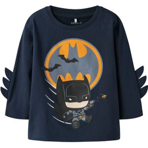 NAME IT Shirt 'NMMOLEJ BATMAN'  navy / grijs / oranje / zwart