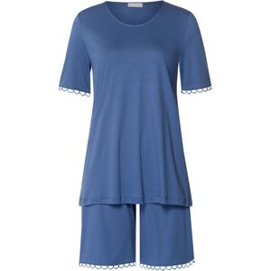 Hanro Korte pyjama 'Anouk'  donkerblauw