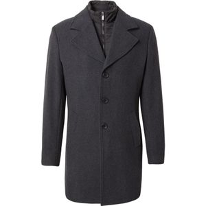 Bruun & Stengade Tussenjas 'Auckland'  antraciet / zwart