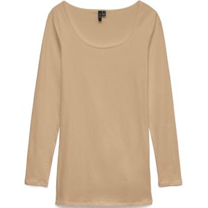 VERO MODA Shirt 'VMMaxi My'  donkerbeige