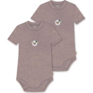 normani Rompertje/body 'Tihoi'  rosa / wit