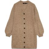 Vero Moda Curve Gebreide jurk 'VMCLefile'  mokka