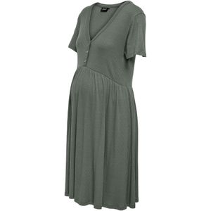 Olmcamoni - Korte Jurk - V-Hals - Korte Mouwen - Regular Fit