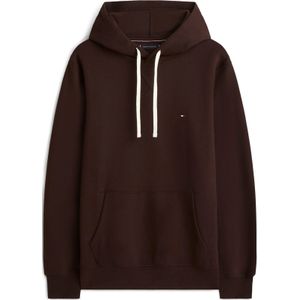 TOMMY HILFIGER Sweatshirt 'ESS SEASONAL'  kastanjebruin / wit