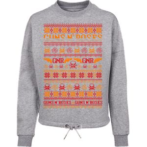 F4NT4STIC Sweatshirt  grijs / oranje / rood