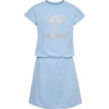 Hummel - hmlFLOWY DRESS S/S - Meisjesjurk - Katoenen Jersey - Gedurfde All-over Print