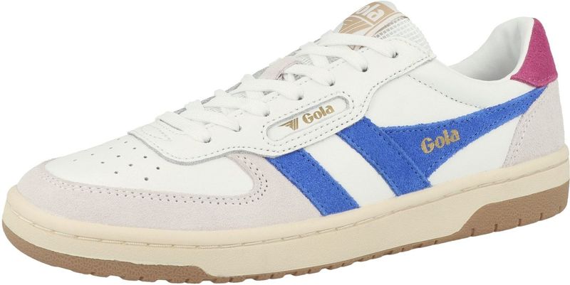 Gola - Hawk Trainer - Damestrainers - Wit/Pacific/Fuchsia - Retro Basket