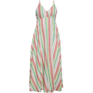 IZIA Zomerjurk  groen / sering / pink / natuurwit