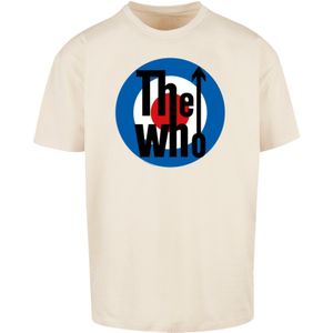 F4NT4STIC Shirt 'The Who Target'  beige / blauw / rood / zwart / wit