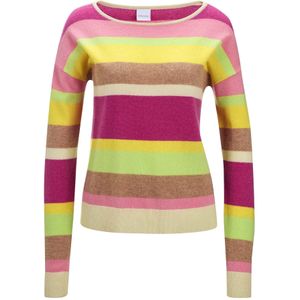 MADELEINE Trui  bruin / appel / rosa / wolwit