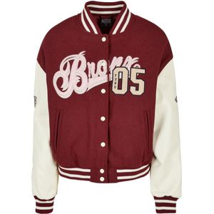 FUBU Tussenjas  beige / rood / zwart