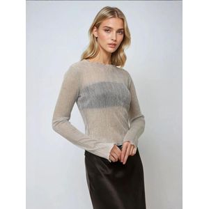 Hiccup Blouse  zilvergrijs