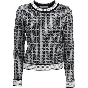 Influencer Trui  zwart / wit