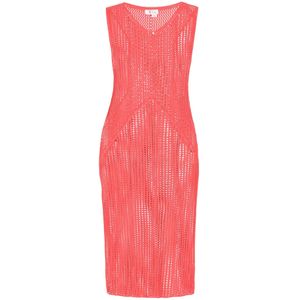 IZIA Gebreide jurk  koraal