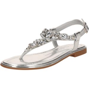 Kira - Teenslipper - Effen - Imitatieleer - Open Toe - Platte Hak